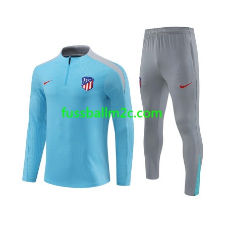 Atlético Madrid Blau Sweatshirts Anzüge 2024-2025